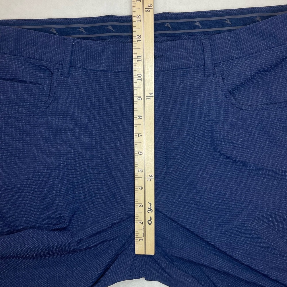 Tommy Bahama Pants Mens 38x32 (Fits 38x31) Blue Chip Shot 5 Pocket Performance - Picture 9 of 13